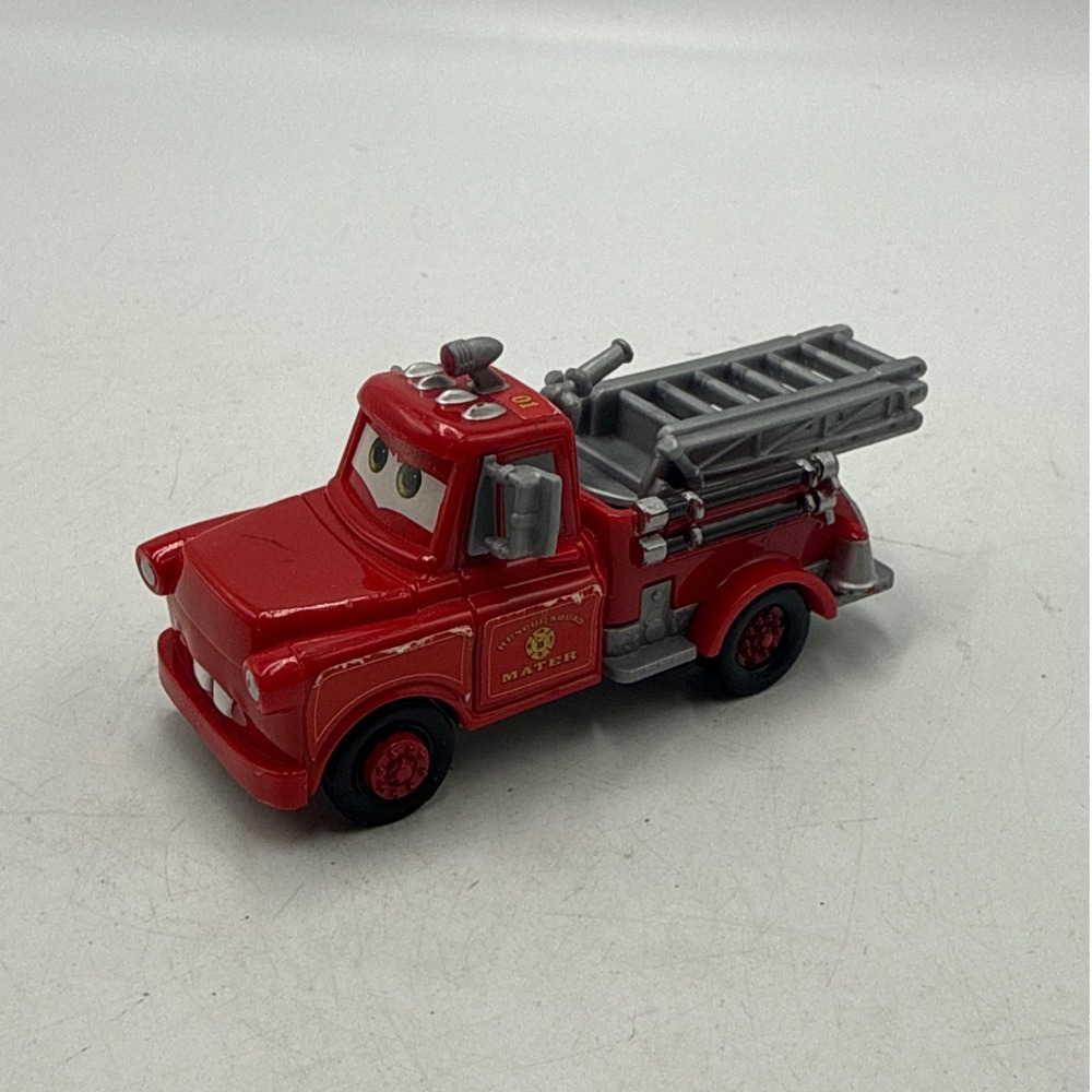 Disney Pixar Cars Rescue Squad Mater Fire Truck Red RSM 01 0960DP